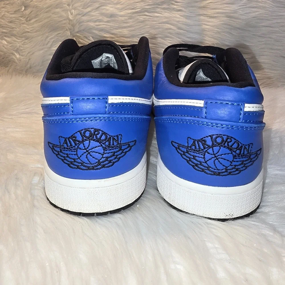 Air Jordan 1 Low Game Royal Sneakers - Men's Size 10.5 — Blue/White/Black